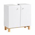 Modernes SoBuy Waschbeckenunterschrank Weiß 60x60x30cm