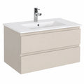 MOB-IN Moderner Waschtisch 80 cm mit Waschbecken Sorrento